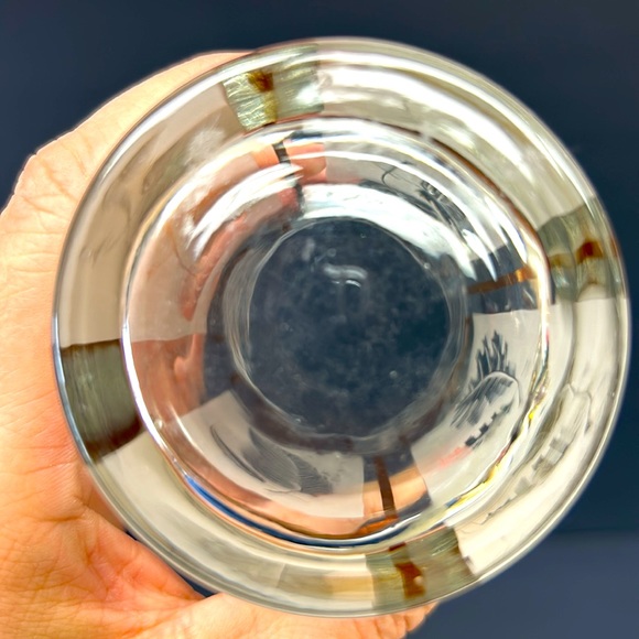 Retro DOMINION GLASS CO set of two frosted fall leaf design glasses - Picture 4 of 8